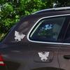 Frienda 4 Pieces Crystal Car Stickers Butterfly Bling Rhinestone Decals Women Shiny Butterfly Stickers Accessories for Car Body Bumper Window Laptop
