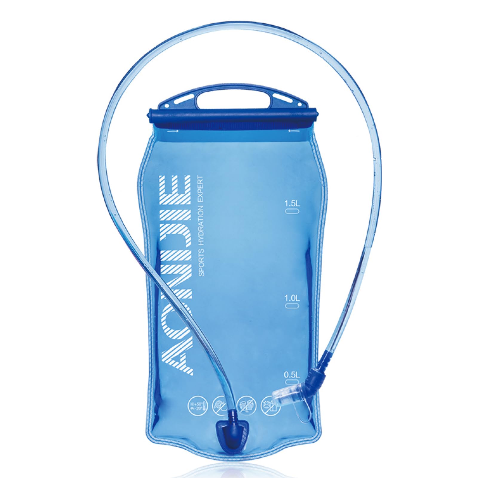 

TRIWONDER Hydration Mountaineering Hydration Water Water Soft Emergency 1L Bag, Bag, Bag, Carry, Flask, Preparedness, Hiking, Running, Cycling,