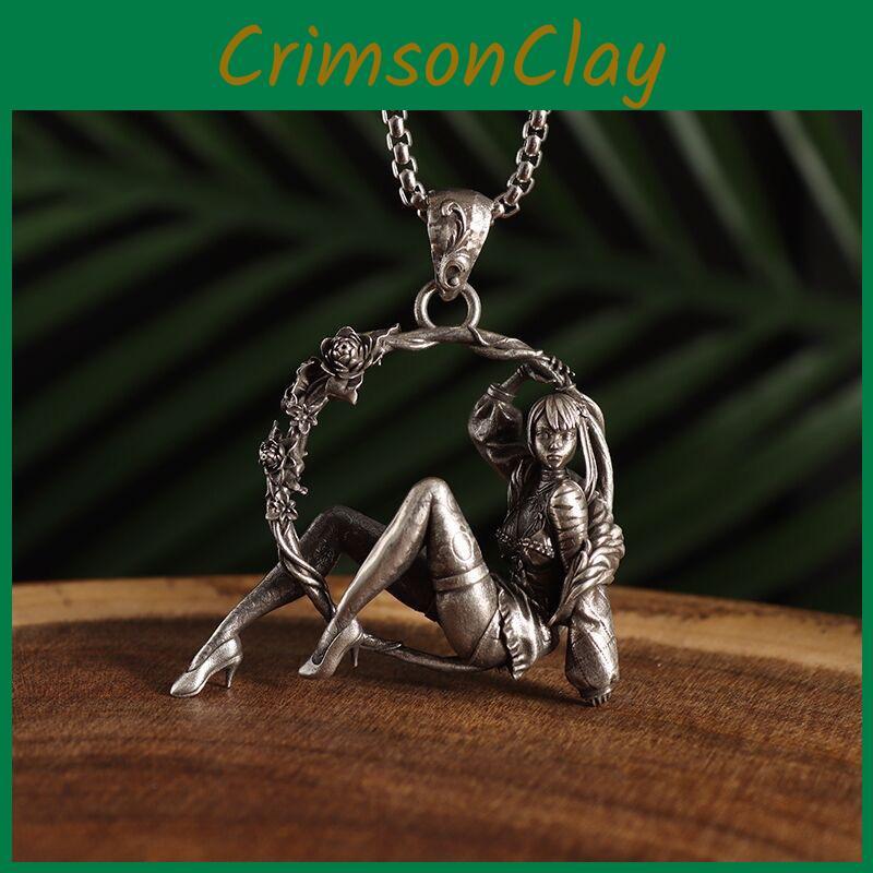 Retro Punk Fashion Pendant Necklace With Geometric Design Ideal For Seasonal Gifts