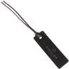 BLUE SINCERE Genuine Italian Leather Bookmark with String for Men and Mark IS1 Reading, Women, (Royal Black)