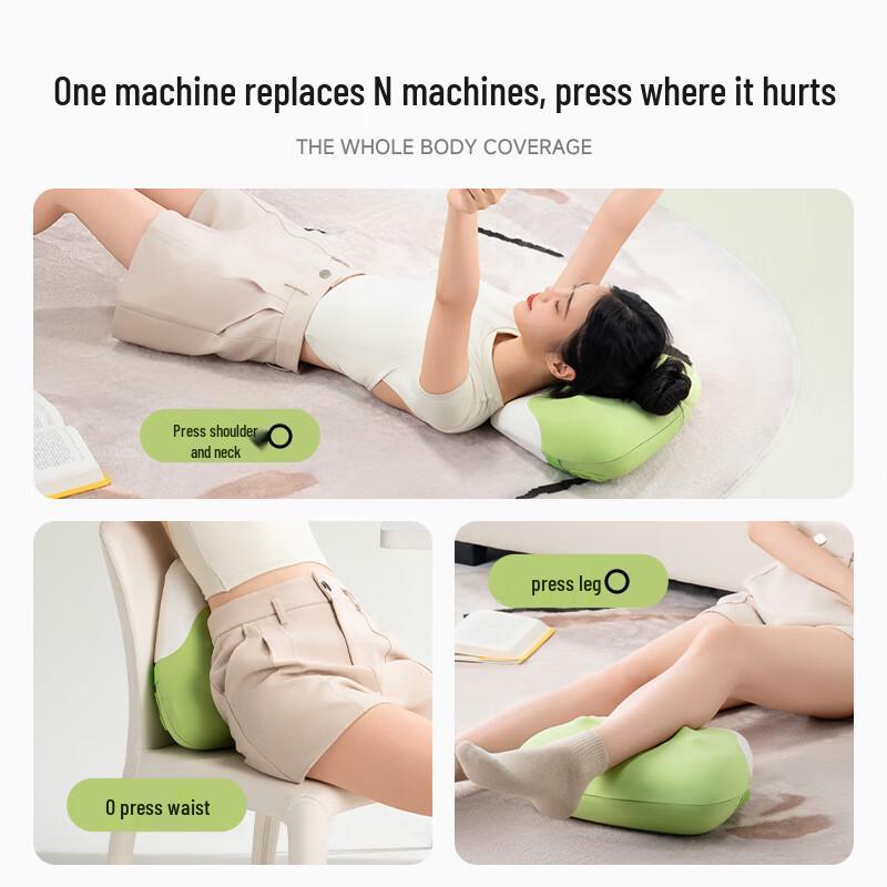 AUX Heated Waist & Back Massager Pillow CN plug (adapter included)