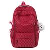 Schoolbag1011 new high-value polka dot girl heart cute backpack travel light backpack high-end shoulder back