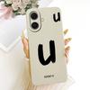 For Tecno Spark Go 2 Case KM4  Lucky A-Z Letter Shell TPU Soft Silicone Phone Case For Tecno SparkGo 2 Go2 Back Cover Coque