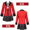 TUAHOUS Kakegurui Anime Cosplay Perfect for School and Events Size Costume, 6-Piece Set, Festivals, Festivals, Christmas, (Red, S) [Used]