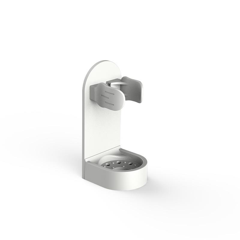 Toilettenaufbewahrung ohne Bohren, Wandmontierter Erwachsenen-Haushalt-Zahnbürstenhalter, Aufbewahrungsregal, Zahnbürstenständer