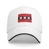 Flag of Amsterdam Baseball Cap Outdoor Sport Adjustable Hip Hop Hats Unisex Unisex Fitted Retro Custom DIY Baseball Caps