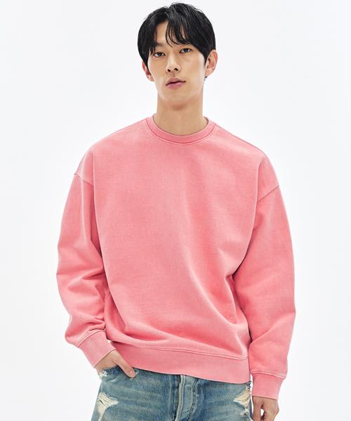 Sobeomeonteu 980G Pigment Sweatshirt - Blossom Coral -