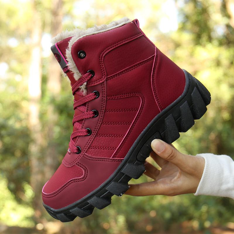 Winter Boots for Men Waterproof Warm Thick Plush Snow Ankle Boots Women Unisex Outdoor Non-slip Casual Shoes