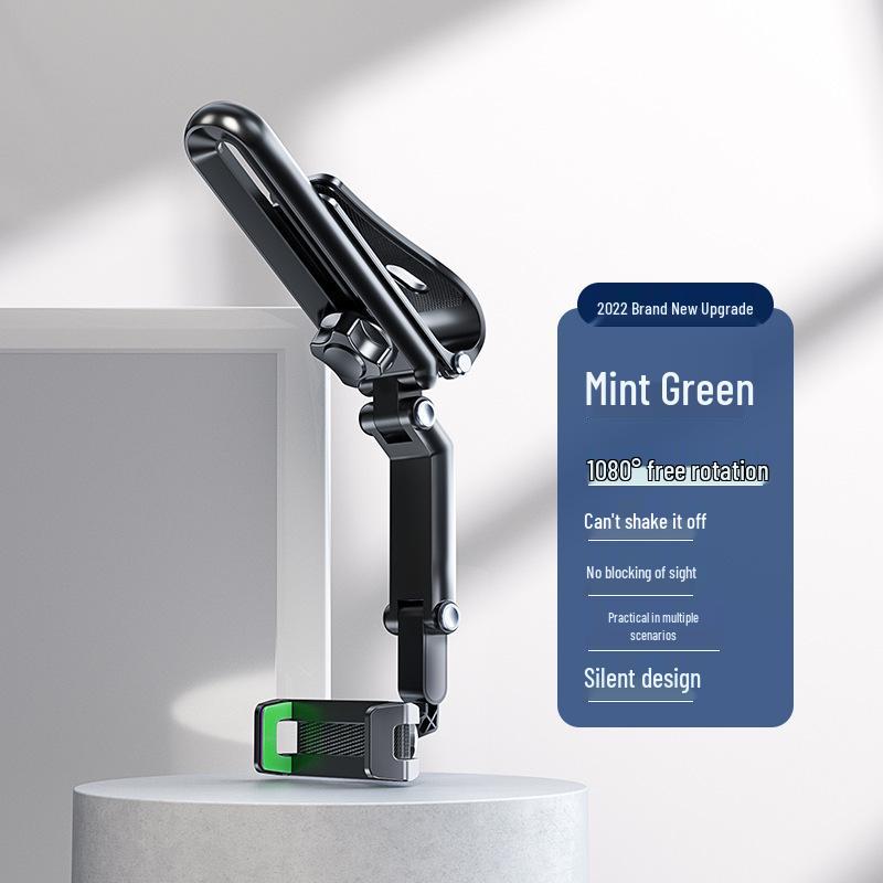 Universal Sun Visor Car Phone Navigation Holder зелёный