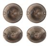 4pcs Turn Signal Light Lenses Lens Cover For Harley Touring Road King Glide Electra Heritage Softail Classic FLSTC Accessories
