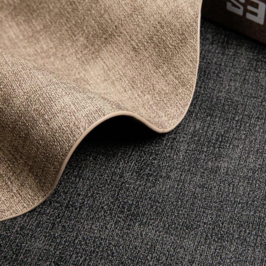 Nordic style leather placemat waterproof and oil-proof double-sided placemat home hotel round western dining mat thermal insulation mat