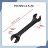 2Pcs Cone Wrench,Repair Removal Tool,Axle Nut Install Remover,Carbon Steel Double Sided Maintenance