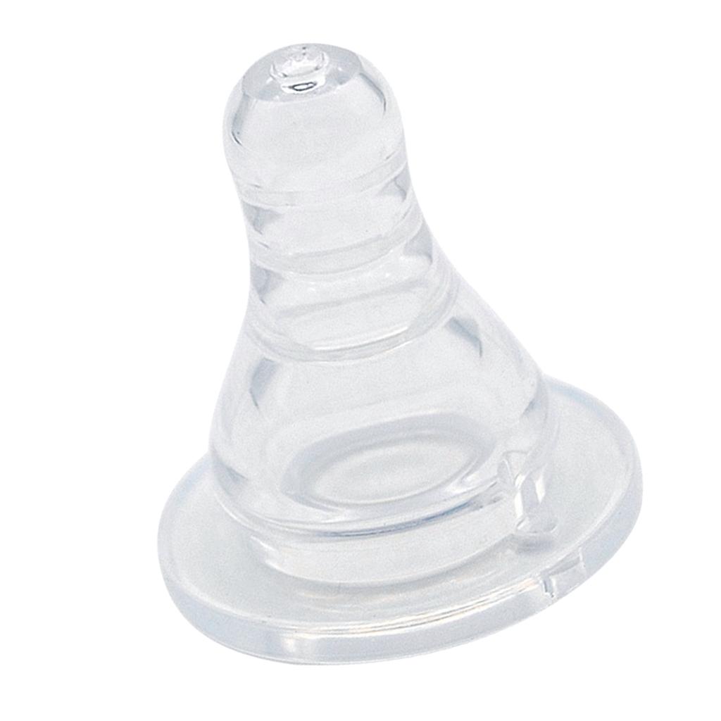 Baby Newborn Feeding Bottle Replacement Silicone Nipple Clear 03M