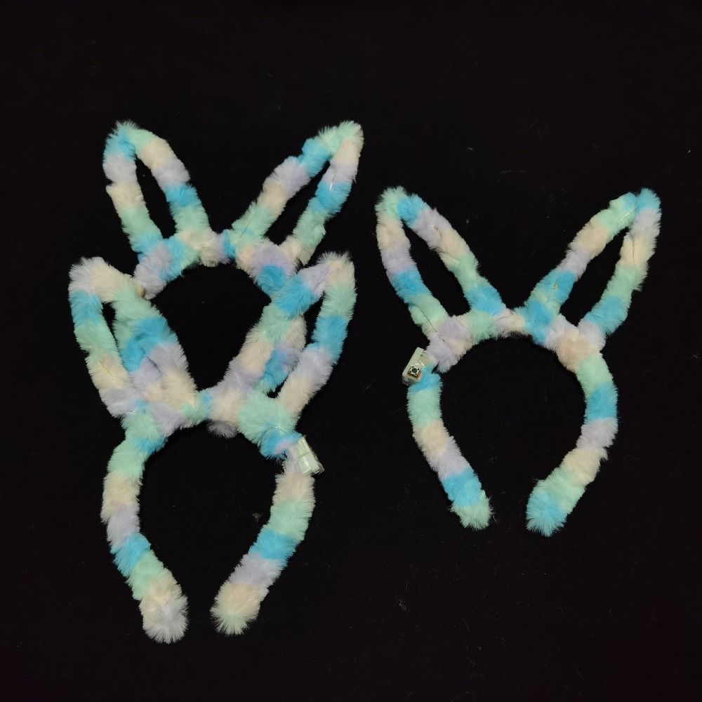 Luminous Rabbit Ears Glow Hair Band LED Lights LED Lights Headband  Night Club Headwear