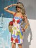 New European and American Suspender Skirt, Fashionable Temperament Commuter Vacation Casual Dress