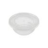 Microwaveable Disposable Round Food Container with Lid
