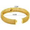 24K Gold Plated Dubai Bridal Bracelet Alloy Nigerian Ladies Sand Gold Bracelet Jewelry Bracelet 2026