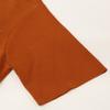 Hermes [New/Domestically Authorized] 5E2647DL Silk Blend Short Sleeve Knit Sweater/ Tops 34 OrangeUsed