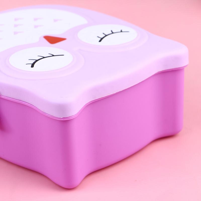 Cartoon Owl Portable Lunch Box Food Storage Container Salad Fruit Food Lunchbox
