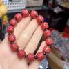 Ruyi Pattern Cinnabar Purple Gold Zodiac Bracelet - Unisex Ornament