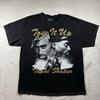 Koszulka 2Pac Tupac Męska Rozmiar L Czarna Makaveli Hip-Hop Rap #83