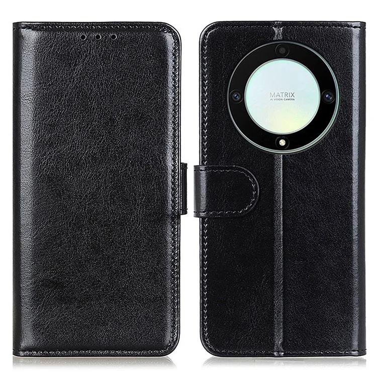 

For Honor X9a 5G / X40 5G / Magic5 Lite 5G Stand Phone Case Crazy Horse Texture Wallet Phone Leather Cover