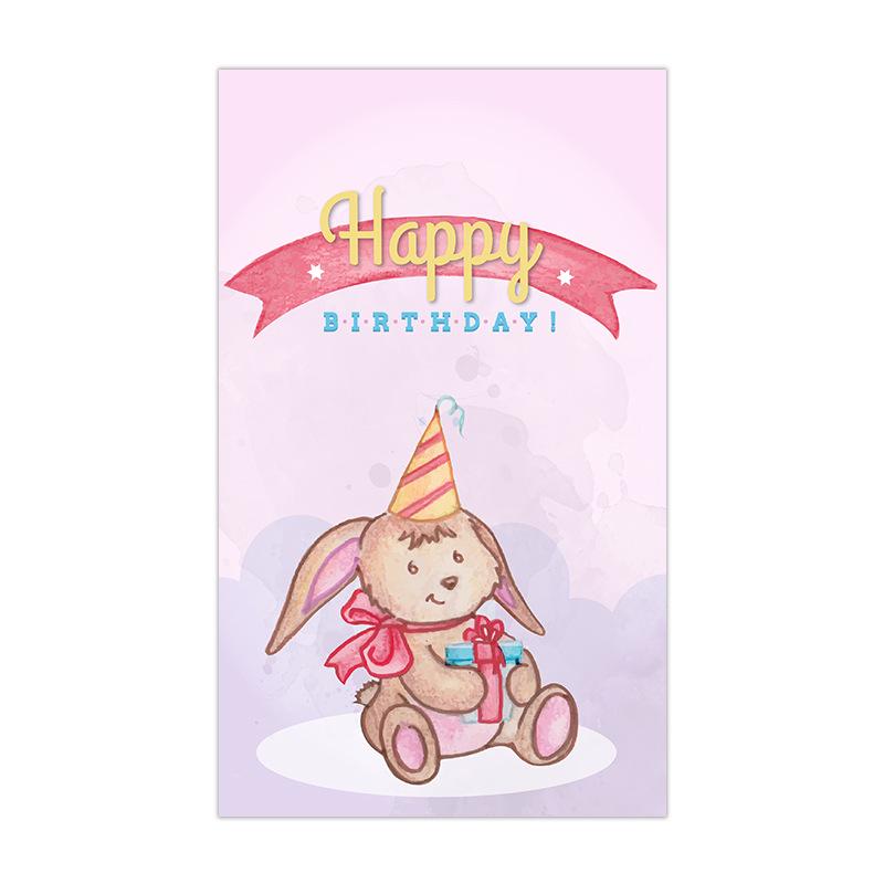 50-Pack Creative Birthday Celebration Cards for Party Decorations and Gifts
