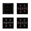 Divinations Tischdecke Lesekarte Astrologie Tarots Karten Tischdecke Altartuch Divinations Brettspiel Zubehör