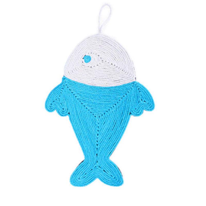 

Когтеточка для кошек, сизаль, коврик для кошек, вертикальный коврик из кактуса, игрушка для стачивания когтей, износостойкие и не вызывающие перхоти товары для кошек синий