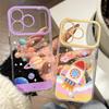 Illuminating call lights, flying saucer rocket phone cases suitable for iPhone 17 17Air 16 15 14 13 12 11 Promax XSMAX XR X