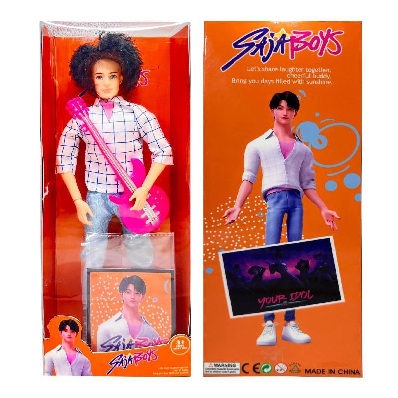 Kpop Demon Hunters Saja Boys Pvc Articulated Desk Figure For Collectors And Decor