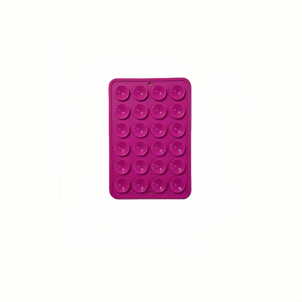 Mobile Phone Silicone 24 Square Suction Cups Mobile Phone Holder Multifunctional Single-Sided Mm Adhesive Suction Cup