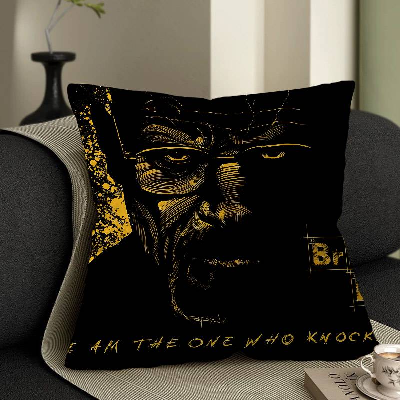 BBreaking Bad Cushion Cover Inches Farmhouse Decor Home Throw Pillow Covers For Couch Decorations