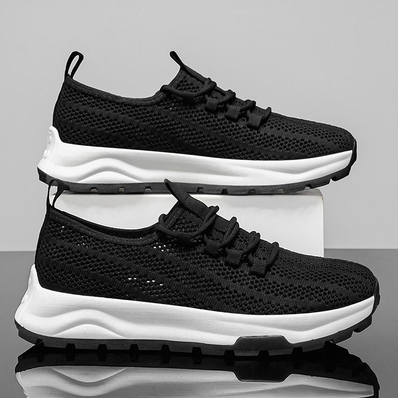 Summer Mesh Breathable Deodorant Hollow Out Men Shoes Soft Sole Running Sports Sneakers