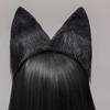 Adult Children Cartoon Fox Ears Shaped Headband Plush Hair Hoop Live Broadcast Rave Christmas Cosplay Party Headpieces