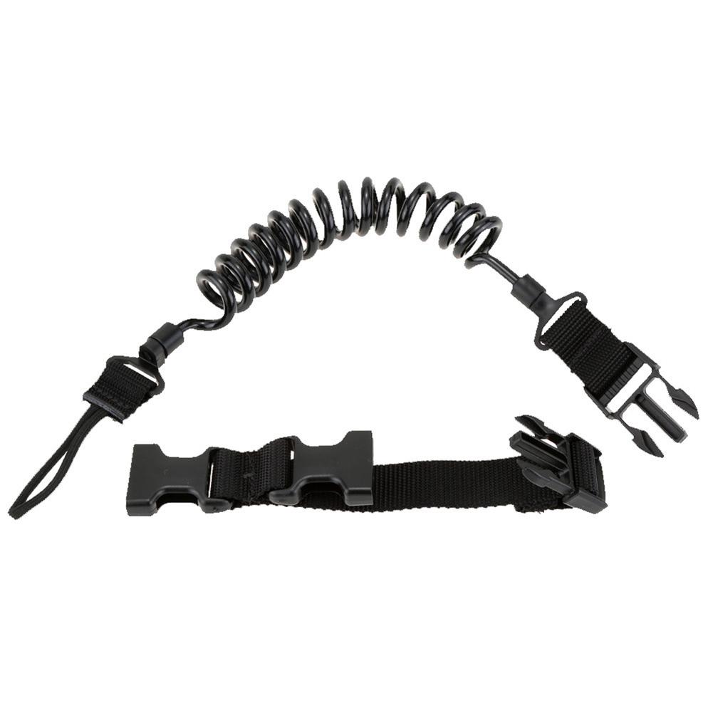 Multifunctional Tactical Strap EDC Elastic Stretching Rope Anti-Lost Retractable Hanging Buckle