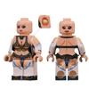 Female Guan Yu Minifigure - Romance of the Three Kingdoms Series, LEGO-Compatible Building Blocks, Also Includes Female Cao Cao Toy.