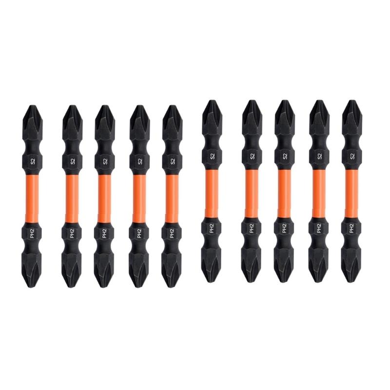 High Strength S2Steel Double Headed Crosses Screwdriver Bits for Versatile Use in Various Repair and Assembly Tasks