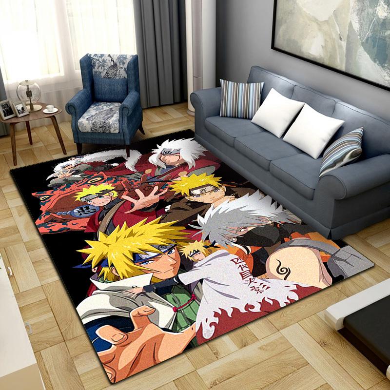 Anime-Naruto  Area Carpet for Living Room Bedroom Home Decor Cool Movie Mat Floor Mat -LXR46