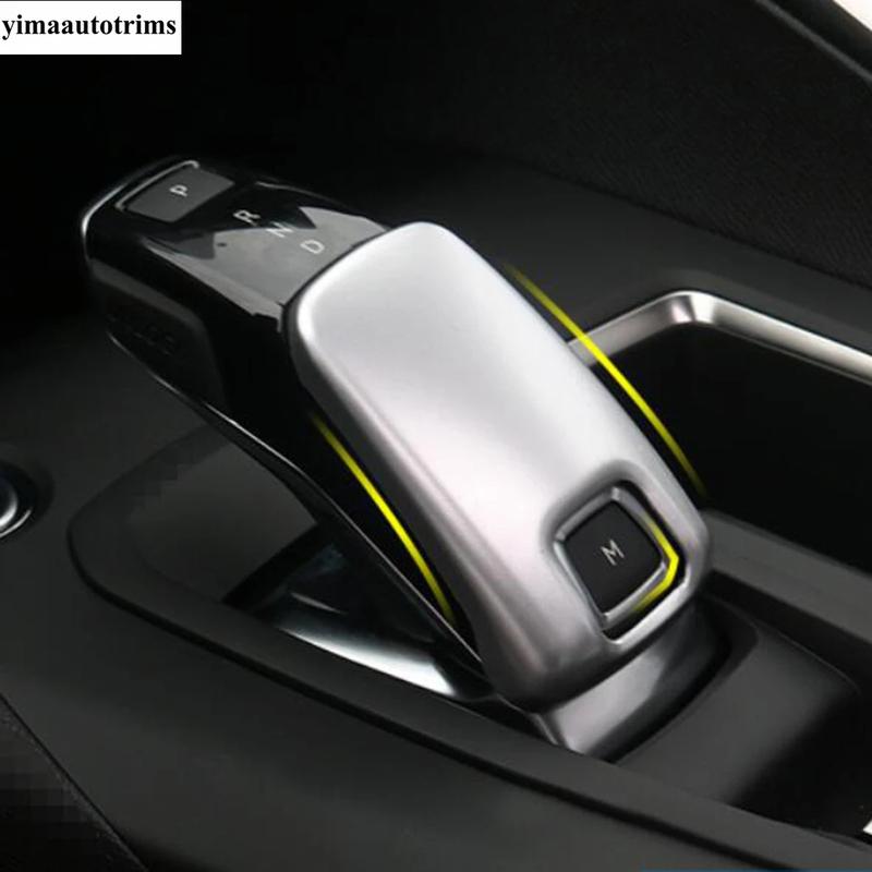 Pro Peugeot 208 - 2025 Dekorativní kryt hlavice řadicí páky středové konzole ABS Matný / Vzhled karbonových vláken Příslušenství