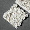 Ceramic Hand-made Petal Pendant Background Wall Decoration Embossed Rose Hanging Picture Adornment Home Accessories