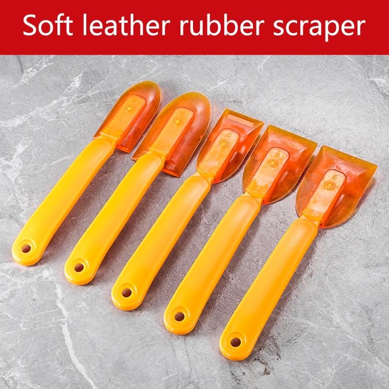5Pcs Grout Removal Tool Rubber Squeegee Scrapers For Ceramics Wall Joint Cleaning and Multiple Surfaces Finishing