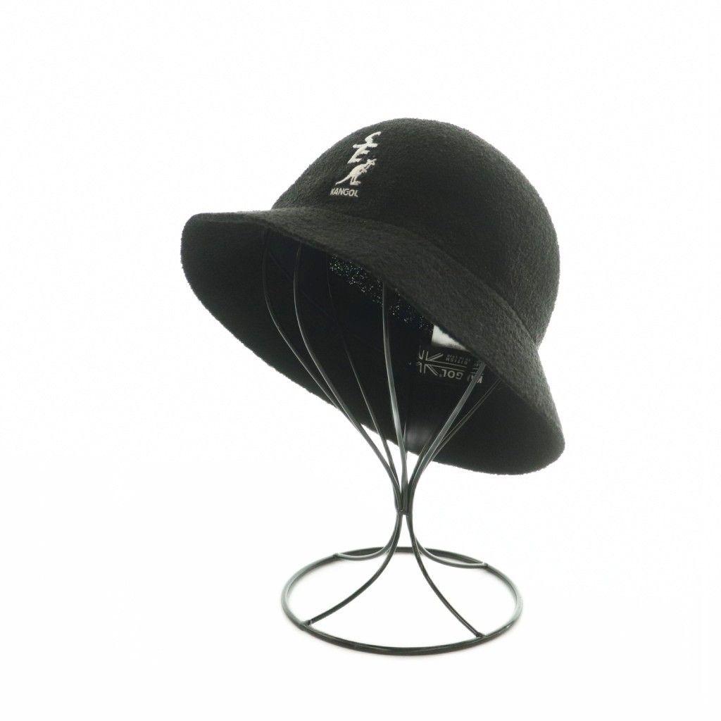 Used KANGOL WIND AND SEA BERMUDA CASUAL Bucket Hat Hat M Black Black White 0397BC /MI GY12