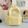 Schoolbag Wholesale High Value Bow Lightweight Small Backpack Japanese Ins Simple High School Student Schoolbag Versatile Backpack
