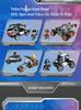 Qimeng 11011 SWAT Car & Motorcycle Building Blocks Toy Set