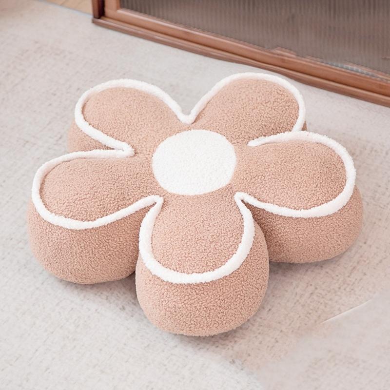 Plush Flower Cushion Pillow Soft And Comfortable Floor Cushion For Sofa Or Chair Adds Charm Touch To Any Home Decors