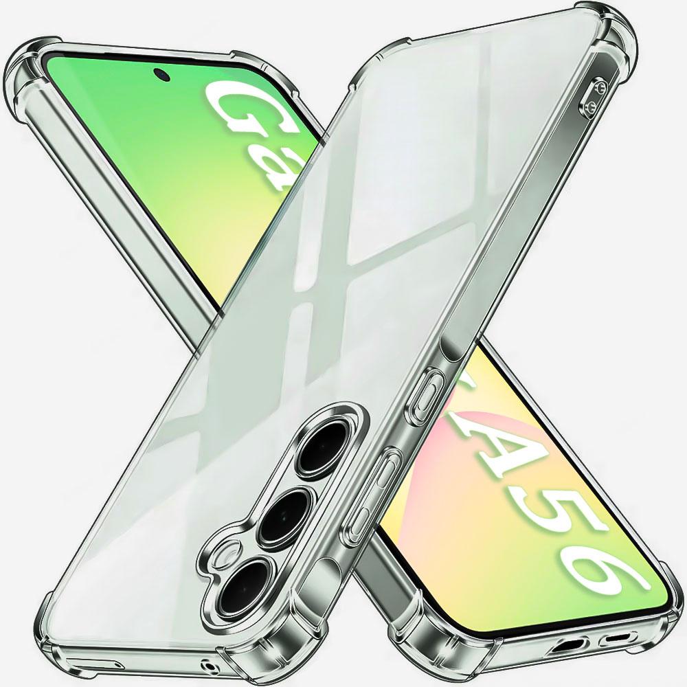 

AirBag Shockproof Protector Case For Samsung A56 A16 A36 A26 A53 A55 A15 A35 A25 A52 A17 A54 A34 A24 A14 Transparent Phone Cover Galaxy A17
