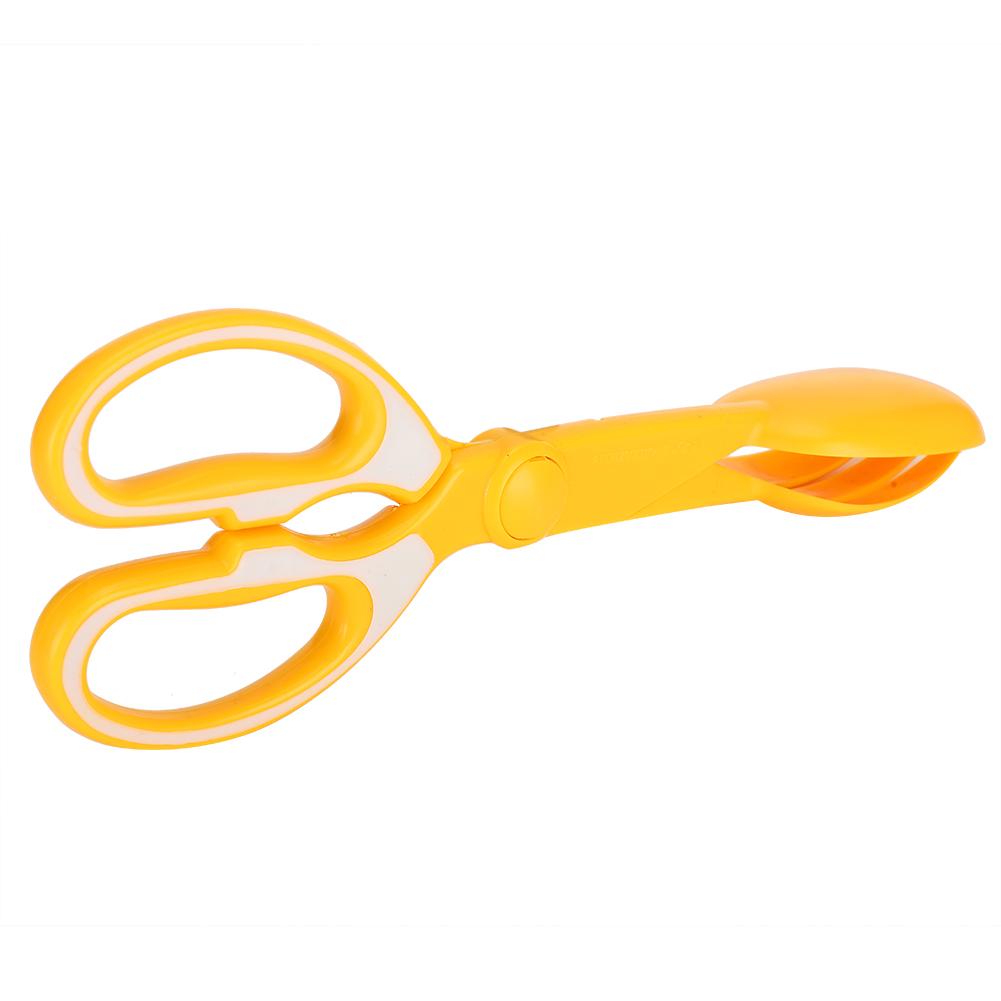 Pet Portable Scissor Dog Cat Pooper Scooper Clamp Pet Waste Cleaner Outdoor Pet SuppliesYellow