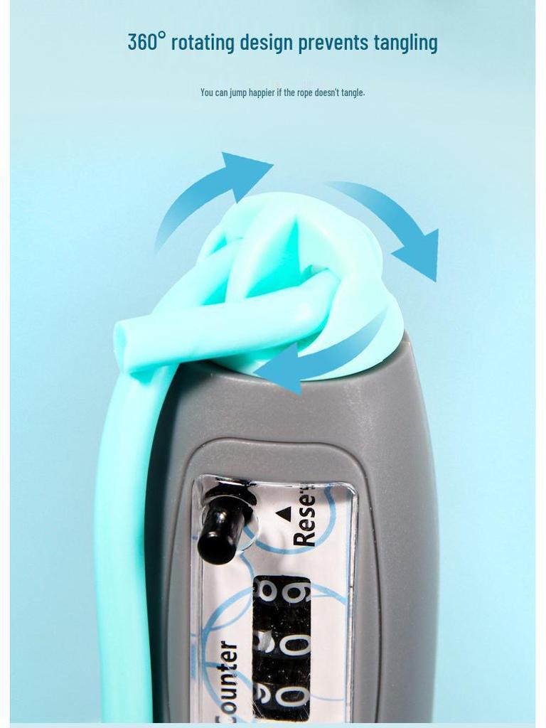 Adjustable Counting Jump Rope for Kids - Perfect for Beginners and Students