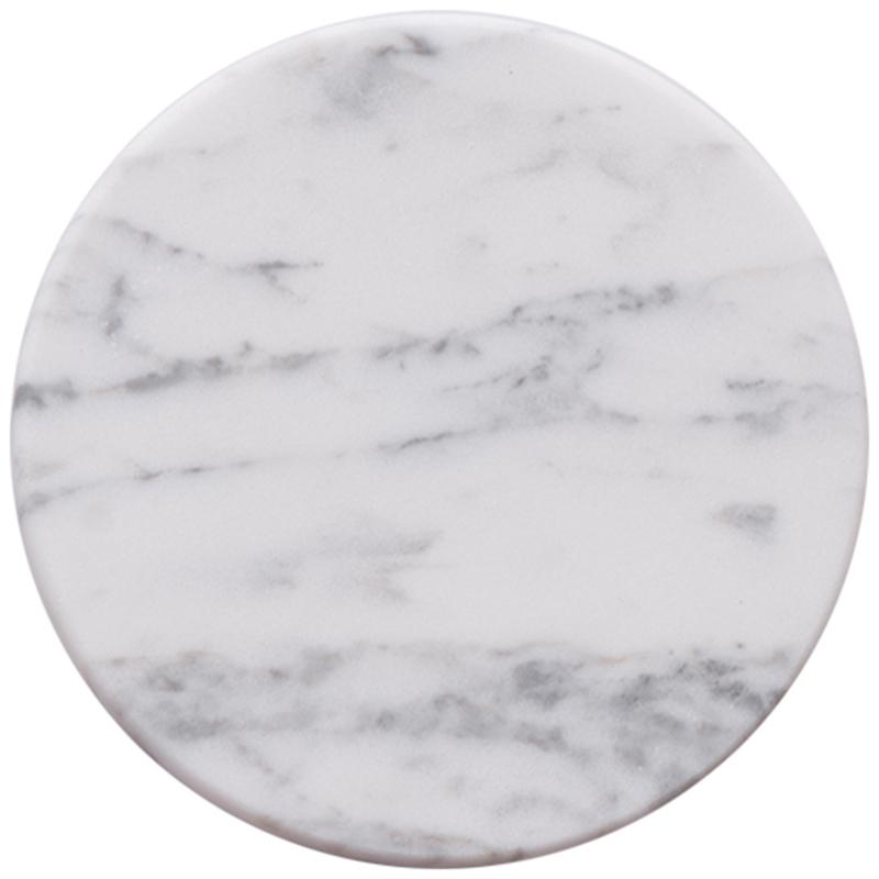 Nordic Marble Insulated Coaster – Round/Square Heat-Proof Cup Holder & Photo Prop.